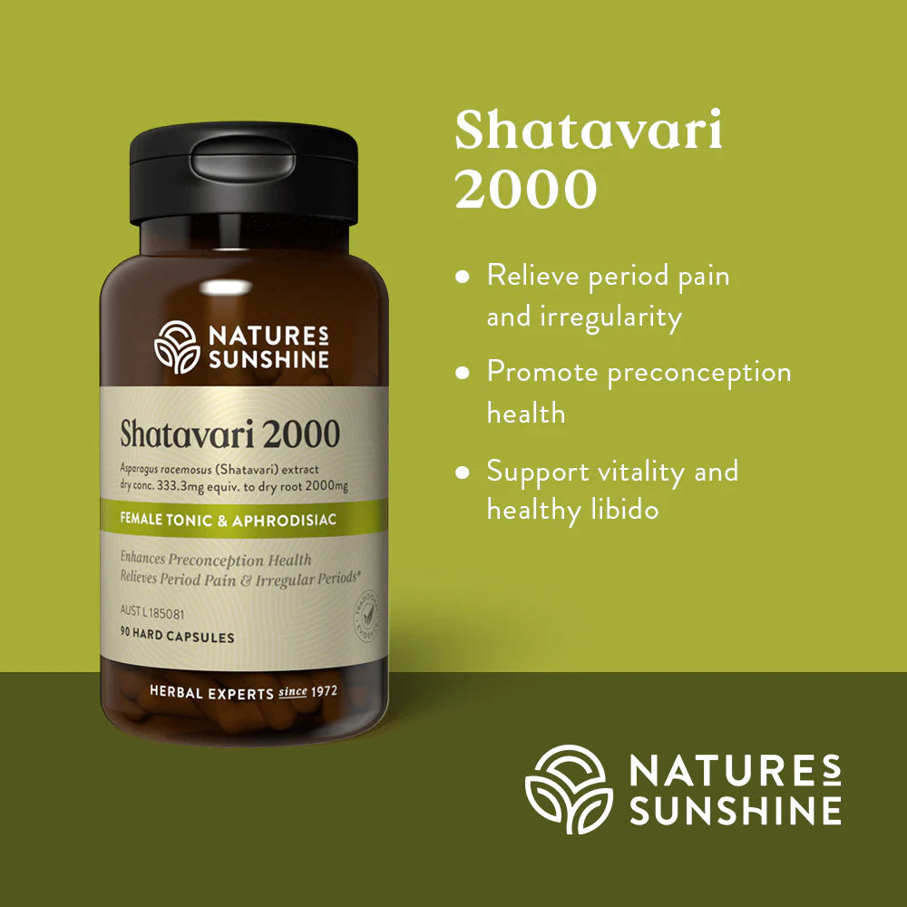 Nature's Sunshine Shatavari 2000 (Asparagus) 90c