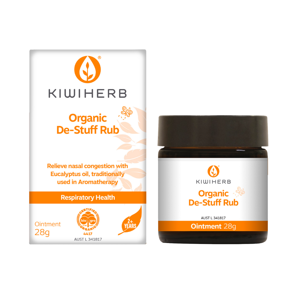 Kiwiherb Organic De-Stuff Rub 28g