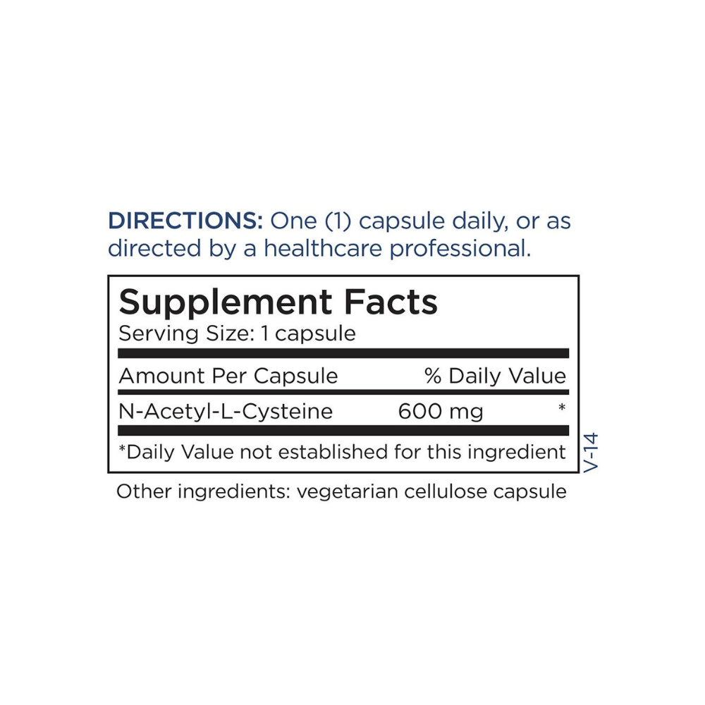 Metabolic Maintenance NAC 60 CAPS | 600 MG