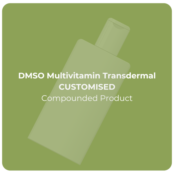 Customised DMSO Multivitamin Transdermal - Born Free Protocol Certified, 30 Day Supply